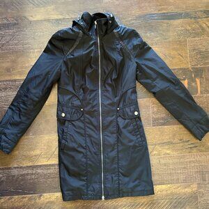 Women's Black Raincoat